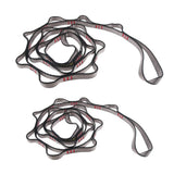 Maxbell 22KN Rock Tree Climbing Areial Yoga Daisy Chain Downhill 12Loop Sling Strap 150cm
