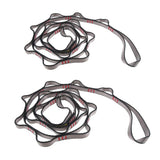 Maxbell 22KN Rock Tree Climbing Areial Yoga Daisy Chain Downhill 12Loop Sling Strap 150cm