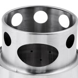 Maxbell Picnic Camping Stove Stainless Steel Backpacking Stove Potable Wood Burning