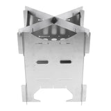 Maxbell Portable Folding Stainless Steel Camping Hiking Wood Stove Charcoal Burner M