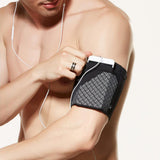 Maxbell Reflective Running Sports Armband Phone Holder Arm Wrist Belt Bag Black S