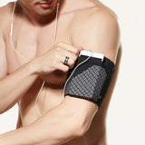 Maxbell Reflective Running Sports Armband Phone Holder Arm Wrist Belt Bag Black M