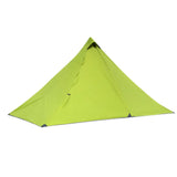 Maxbell Lightweight Camping Hiking Pyramid Tent Trekking Pole Net Canopy Green