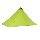 Maxbell Lightweight Camping Hiking Pyramid Tent Trekking Pole Net Canopy Green