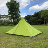 Maxbell Lightweight Camping Hiking Pyramid Tent Trekking Pole Net Canopy Green