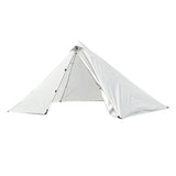 Maxbell Lightweight Camping Hiking Pyramid Tent Trekking Pole Net Canopy Gray White