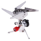 Maxbell Stainless Steel Mini Outdoor Camping Stove Gas Stoves with Piezo Ignition