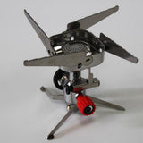 Maxbell Stainless Steel Mini Outdoor Camping Stove Gas Stoves with Piezo Ignition