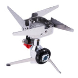 Maxbell Stainless Steel Mini Outdoor Camping Stove Gas Stoves with Piezo Ignition