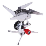 Maxbell Stainless Steel Mini Outdoor Camping Stove Gas Stoves with Piezo Ignition
