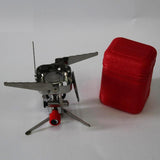 Maxbell Stainless Steel Mini Outdoor Camping Stove Gas Stoves with Piezo Ignition