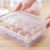 Maxbell Stackable Plastic Covered Egg Tray Holder, Storage Container and Organizer Pink