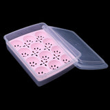 Maxbell Stackable Plastic Covered Egg Tray Holder, Storage Container and Organizer Pink