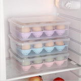 Maxbell Stackable Plastic Covered Egg Tray Holder, Storage Container and Organizer Pink