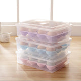 Maxbell Stackable Plastic Covered Egg Tray Holder, Storage Container and Organizer Pink