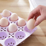 Maxbell Stackable Plastic Covered Egg Tray Holder, Storage Container and Organizer Pink