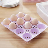 Maxbell Stackable Plastic Covered Egg Tray Holder, Storage Container and Organizer Pink