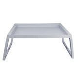 Maxbell Portable Folding Picnic Camping Desk Laptop Table Lazy Bed Desk gray