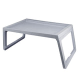 Maxbell Portable Folding Picnic Camping Desk Laptop Table Lazy Bed Desk gray