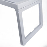 Maxbell Portable Folding Picnic Camping Desk Laptop Table Lazy Bed Desk gray