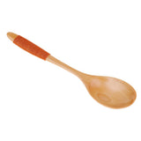 Maxbell Exquisite Creative Wooden Spoon Fork Travel Lunch Flatware Khaki Spoon