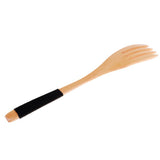 Maxbell Exquisite Creative Wooden Spoon Fork Travel Lunch Flatware Black Fork
