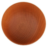 Maxbell Round Wooden Cereal Bowl Food Container Camping Dinner Lunch Tableware M