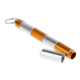 Maxbell Waterproof Pill Box Case Holder Container Capsule Bottle Keychain 14 x 148mm