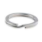Maxbell Titanium Key Ring Pocket Tool Mini Split Keychain Circle Clip Silver 18mm