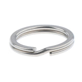 Maxbell Titanium Key Ring Pocket Tool Mini Split Keychain Circle Clip Silver 18mm