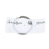 Maxbell Titanium Key Ring Pocket Tool Mini Split Keychain Circle Clip Silver 25mm