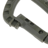 Maxbell 5Pcs Outdoor Carabiners Backpack Hook Snap Keychain D-Ring Buckle Army Green