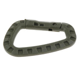 Maxbell 5Pcs Outdoor Carabiners Backpack Hook Snap Keychain D-Ring Buckle Army Green