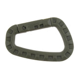 Maxbell 5Pcs Outdoor Carabiners Backpack Hook Snap Keychain D-Ring Buckle Army Green
