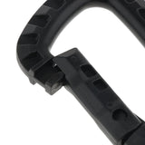 Maxbell 5Pcs Outdoor Carabiners Backpack Hook Snap Keychain D-Ring Buckle black