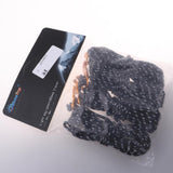 Maxbell 4 Pcs Reflective Camping Tent Guide Rope Guy Line Cord and Adjusters Black