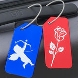 Maxbell Metal Luggage Tag Card Suitcase Identity Address Name Label football