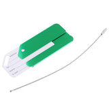 Maxbell Metal Luggage Tag Card Suitcase Identity Address Name Label boneset
