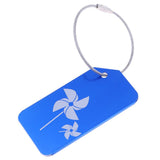 Maxbell Metal Luggage Tag Card Suitcase Identity Address Name Label windmill