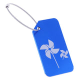 Maxbell Metal Luggage Tag Card Suitcase Identity Address Name Label windmill