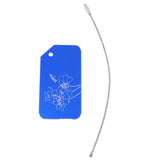 Maxbell Metal Luggage Tag Card Suitcase Identity Address Name Label Lotus