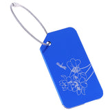 Maxbell Metal Luggage Tag Card Suitcase Identity Address Name Label Lotus