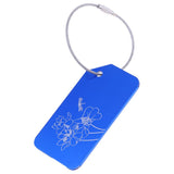 Maxbell Metal Luggage Tag Card Suitcase Identity Address Name Label Lotus