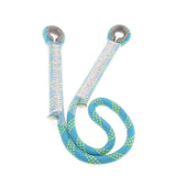 Maxbell Climbing Knotted Pre-sewn Eye-to-Eye Prusik Loop Cord Static Rope Blue 60cm