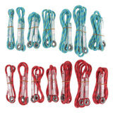 Maxbell Climbing Knotted Pre-sewn Eye-to-Eye Prusik Loop Cord Static Rope Blue 60cm