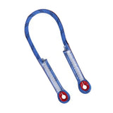 Maxbell Climbing Knotted Pre-sewn Eye-to-Eye Prusik Loop Cord Static Rope Blue 60cm