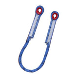 Maxbell Climbing Knotted Pre-sewn Eye-to-Eye Prusik Loop Cord Static Rope Blue 60cm