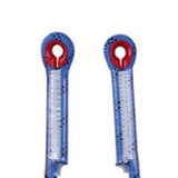 Maxbell Climbing Knotted Pre-sewn Eye-to-Eye Prusik Loop Cord Static Rope Blue 60cm