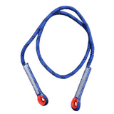 Maxbell Climbing Knotted Pre-sewn Eye-to-Eye Prusik Loop Cord Static Rope Blue 90cm