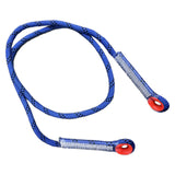 Maxbell Climbing Knotted Pre-sewn Eye-to-Eye Prusik Loop Cord Static Rope Blue 90cm